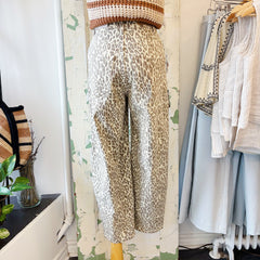 Yoga Jeans // Cher Leopard Barrel Jeans