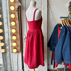 Birds of North America // Thistlebird Dress Geranium