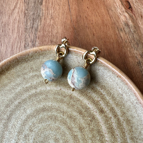Clover and Coast //  Gold Plated Fringe Earrings