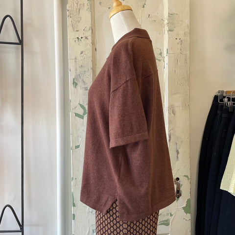 Indi & Cold // Tandori Collared Top