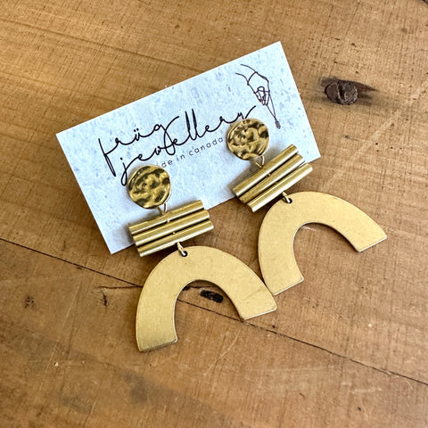 Hawkly // Nomad Mini Hoops Bronze