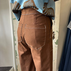 Marigold // Rocky Pants Brown Denim