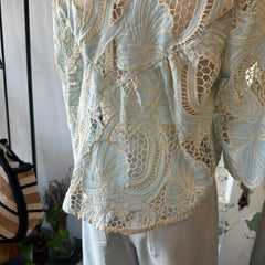 Dagg & Stacey // Shaw Top Blue Eyelet