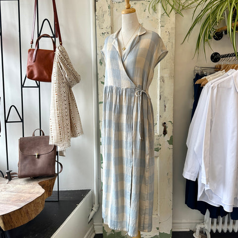 Indi & Cold // Gingham Crossover Dress Jasmine