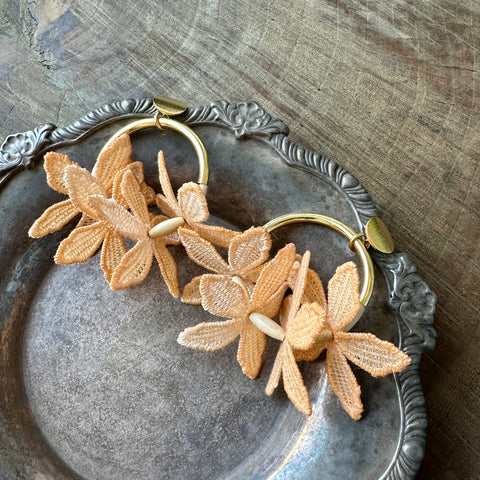 Clover and Coast //  Gold Geometric Hoop
