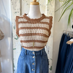 Pink Martini // Cartwright Sweater Brown