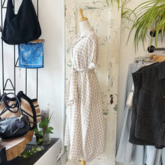 Naïf // Isabeth Dress Oat/White