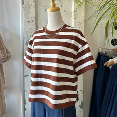 Des Petits Hauts // Filma Tee Brown Stripe