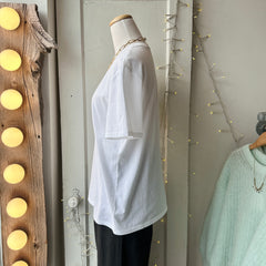 Gentle Fawn // Victoria Cotton Tee White