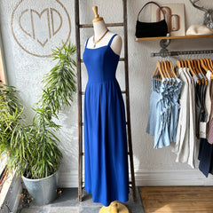 Birds of North America // Quailbird Dress Cobalt