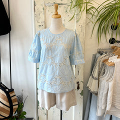 Pink Martini // Jada Top Blue