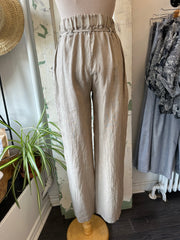 Yoga Jeans // Belted Linen Nora Pant Natural