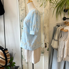 Pink Martini // Jada Top Blue