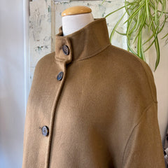 Indi & Cold // Camel Bomber Jacket Wool