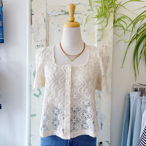 Louizon // Atome Crochet Top