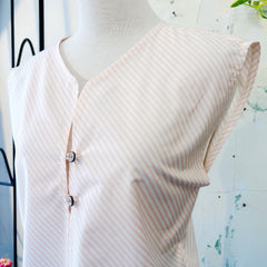 Dagg & Stacey // Annie Popover Top Pink Stripe