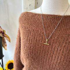 Pink Martini // Delcy Sweater Brown
