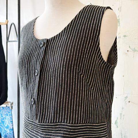 Jennifer Glasgow // Deva Top Black Stripe