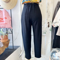 Meemoza // Maelle Vegan Linen Pants Black *Last Size XS