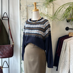 Indi & Cold // Navy Ski Sweater