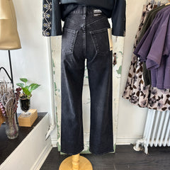 Dr. Denim // Echo Straight Leg Jeans Tar Retro Black