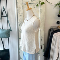 Mus and BomBon // Ecru Tank Cotton Linen