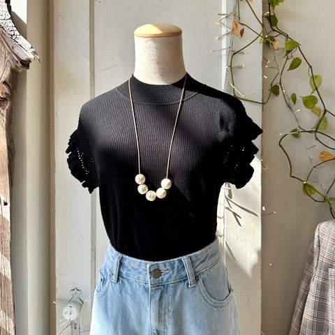 Melissa Nepton // Zowie Top Black