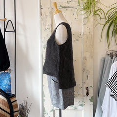 Jennifer Glasgow // Deva Top Black Stripe