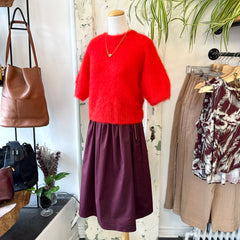 Des Petits Hauts // Alexa Red Short Sleeve Sweater