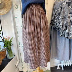 Amanda Moss // Gingham Skirt