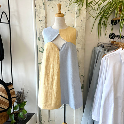 Rennie by Rennie // Sweet & Spliced Dress Butter Blue