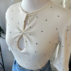 Des Petits Hauts // Guenola Dots Hearts Tee