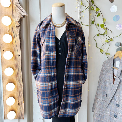 Gentle Fawn // Leighton Jacket Navy Plaid