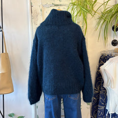 Des Petits Hauts // Chalma Blue Turtleneck