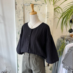 Eve Gravel // Maggie Shirt Black