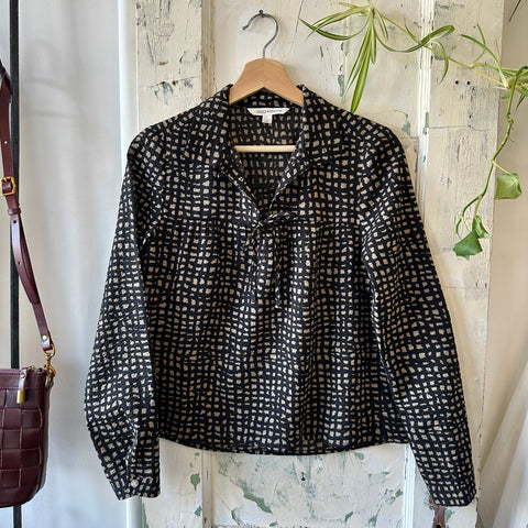 Dagg & Stacey // Phoebe Top Black Taupe