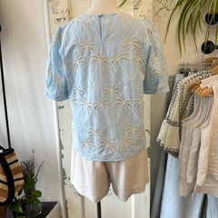Pink Martini // Jada Top Blue