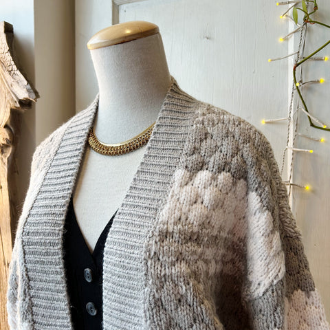 Gentle Fawn // Cosmo Cardi Pistachio Stripe