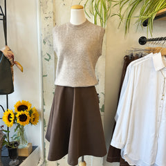 Pink Martini // Clarissa Sweater Vest Beige