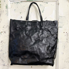 Uppdoo // Journey Crumpled Tote Black