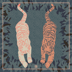 Dora Nola // Cotton Bandana Tiger Duo Night