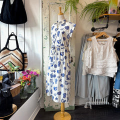 Compania Fantastica // Blue Lobster Print Dress