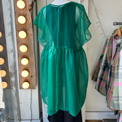 Noemiah // Tulip Dress Emerald Green Silk