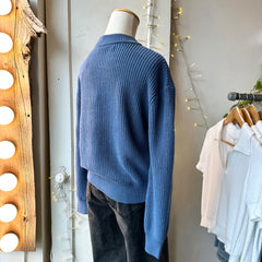 Minimum // Mikala Cotton Pullover Blue Horizon