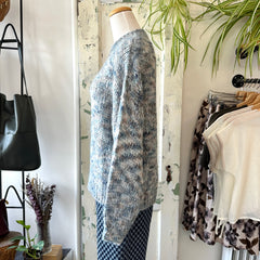 Indi & Cold // Blue Melange Sweater