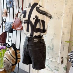 Dr. Denim // Nora Shorts Black Tar