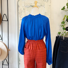 Astrid // Cobalt Fireside Top