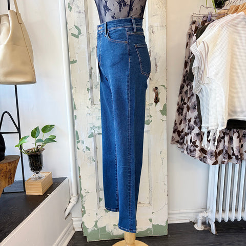 Yoga Jeans // Chloe Straight Leg High Rise Heritage Blue