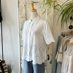 Pink Martini // Lily Top White