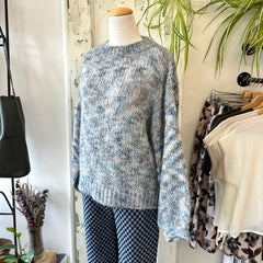 Indi & Cold // Blue Melange Sweater